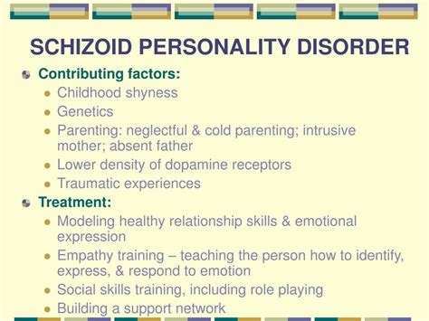 The onset of symptoms of <b>schizoid</b>. . Schizoid personality disorder empathy